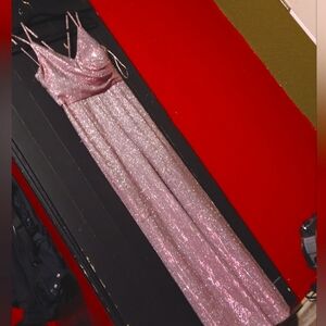 Nightway Pink Sequin/Sparkly Jumpsuit